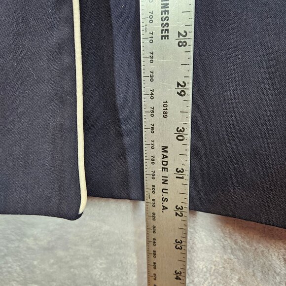 Danny & Nicole Womens 22W Navy Pant Suit Set Career office retro elastic waist - Picture 6 of 16